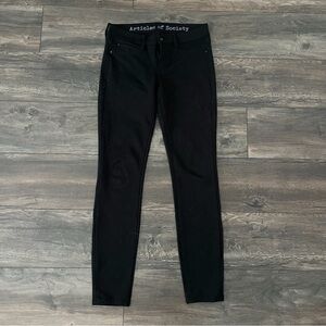 Articles Of Society Black Slim Fit Pants